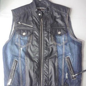 Winchester Co American Vintage Style Jeans Vest